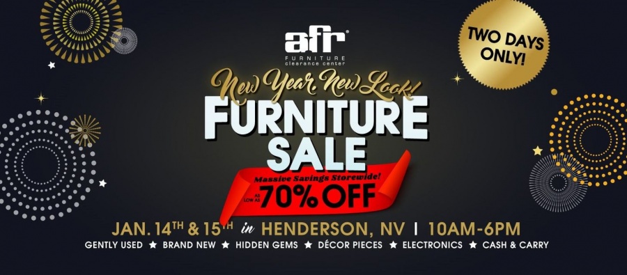 AFR Clearance Center - Henderson New Year, New Look Furniture Sale