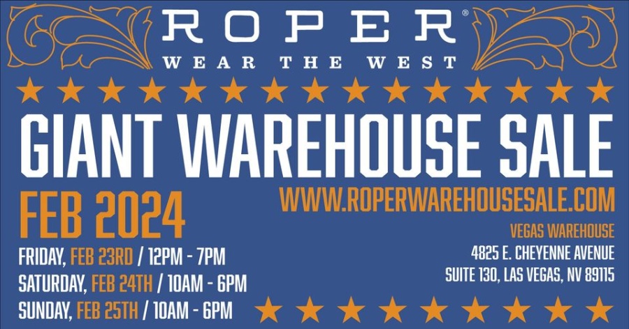 Roper Warehouse Sale - Las Vegas
